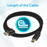 Promate High Definition Right Angle 4K HDMI® Audio Video Cable