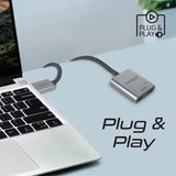 Promate Splitter Cable with Dual HDMI Ports 4K@60Hz HDMI