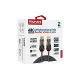 Promate Unidirectional HD 4K@60Hz HDMI® Audio Video Cable