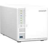QNAP TS-364 3 Bay NAS Enclosure for Cloud Storage, 2.5GbE, RAID 5, M.2 SSD caching
