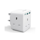 RAVPower PD 20W Wall Charger with 3 AC Plug - White