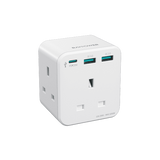 RAVPower PD 20W Wall Charger with 3 AC Plug - White