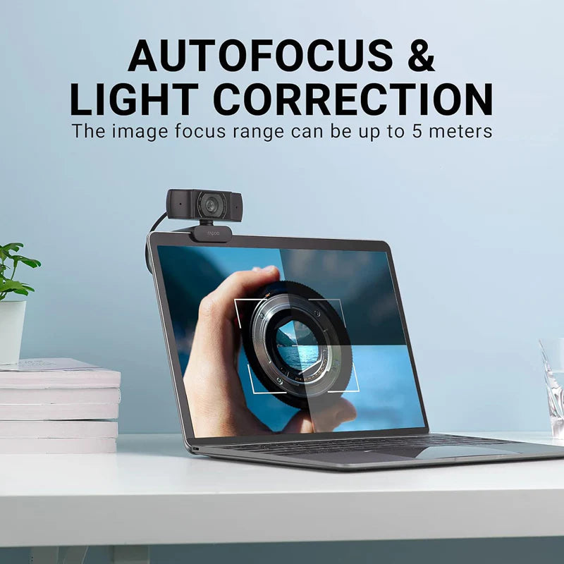 Rapoo C200 Webcam - 720P HD / USB - Black – Star Light Kuwait