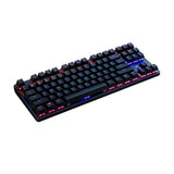 Rapoo V500Pro-87 Bluetooth Wireless – Black Multi-mode Mechanical RGB Gaming TKL Keyboard (Blue Switch) – Eng
