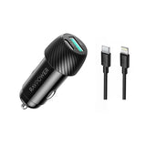 Ravpower Rp-Vc031 Total 49W Car Chargerr + 1M Combo Black