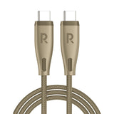 Ravpower Rp-Cb1037 60W C-C 1.2M Usb2.0 3A Cable Gold