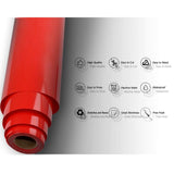Red PVC Heat Transfer Vinyl Sticker Roll – 50cm x 1m