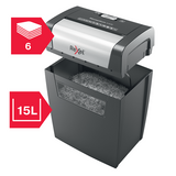 Rexel Momentum X406 Cross Cut Paper Shredder P4
