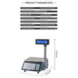 Rongta Rls1100 Label Scale-Barcode/POS Printers-Other-Star Light Kuwait