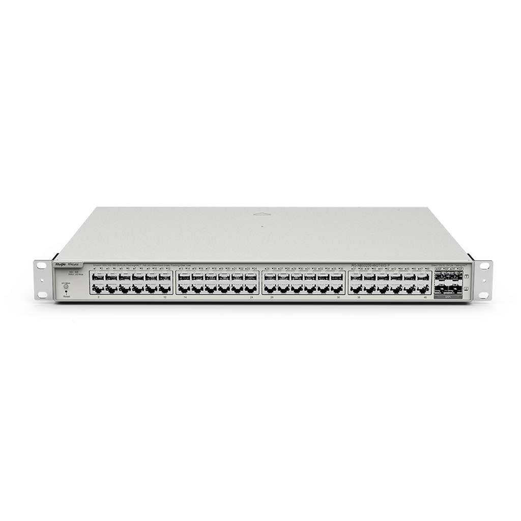 Ruijie Rg-Nbs3200-48Gt4Xs-P 48 10/100/1000Base-T Ports (Support Poe And Poe+), 4 Sfp+ 10Gbase-X Ports-Rujie Switches-Ruijie-Star Light Kuwait