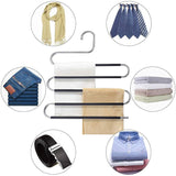S Type Trousers Hanger Antislip Black
