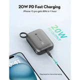 Ravpower Rp-Pb1224 Pd20W 10000Mah 3-Port Power Bank Black