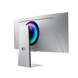 SAMSUNG 34″ Odyssey OLED G8 DG852 Curved 0.3ms 175Hz Ultra-WQHD HDMI 2.1 Speaker HDR UltraWide Smart Gaming Monitor, 34G8, Silver