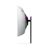 SAMSUNG 34″ Odyssey OLED G8 DG852 Curved 0.3ms 175Hz Ultra-WQHD HDMI 2.1 Speaker HDR UltraWide Smart Gaming Monitor, 34G8, Silver