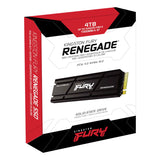 Kingston Fury Renegade 4TB PCIe Gen 4.0 NVMe M.2 Internal Gaming SSD| Up to 7300MB/s SFYRDK/4000G