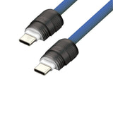 SIA powerlink SOFT RUBBER TYPE C - TYPE C LANYARD CABLE 60W 30CM NAVY BLUE