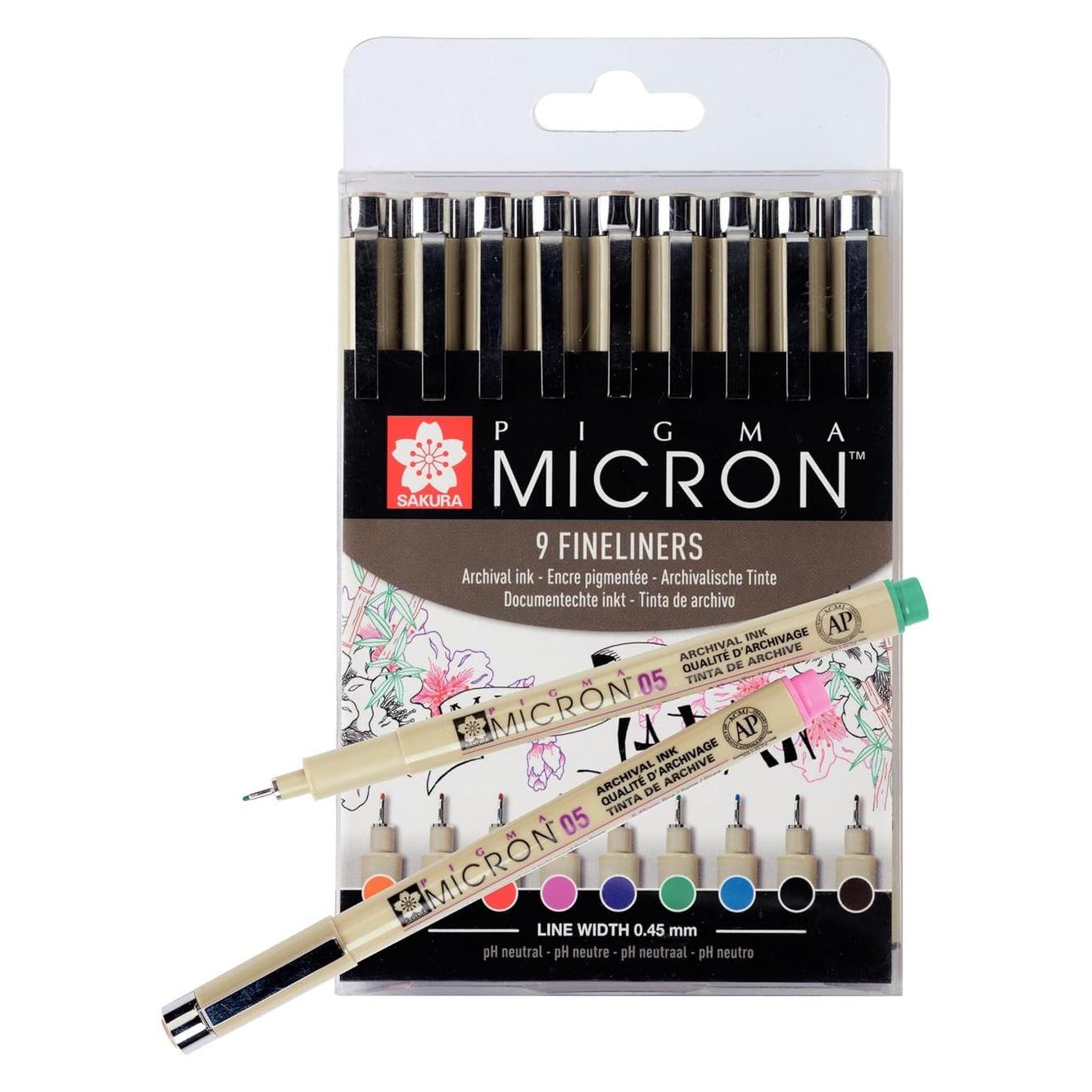 Sakura Pigma Micron 05 Set 9 Star Light Kuwait Sakura Pigma Micron 05 Set 9 Star Light Kuwait