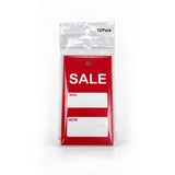 Sale Price Tags with Was and Now Labels - 12/Pack