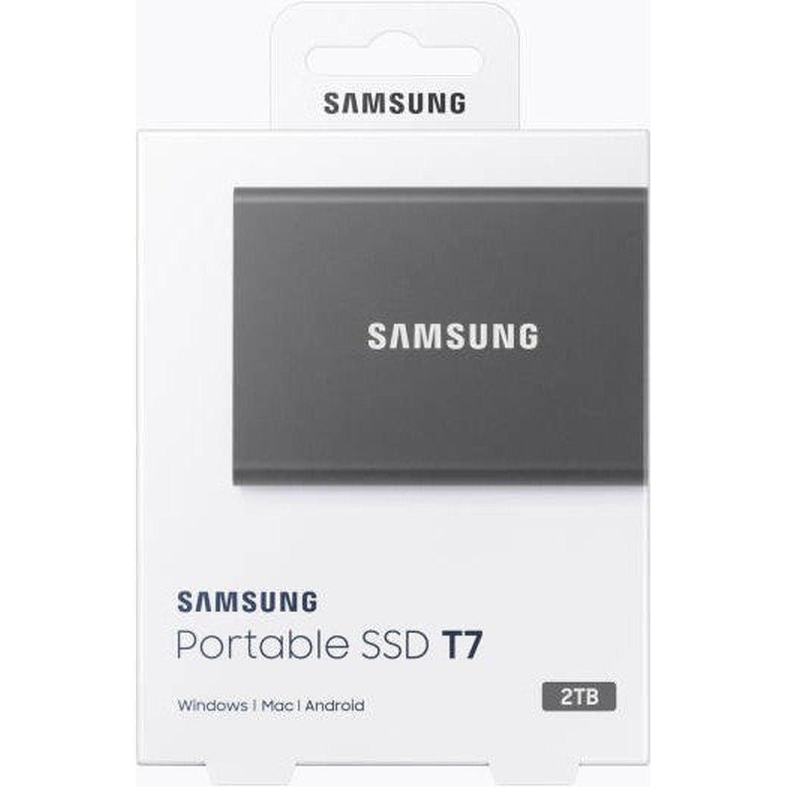 Samsung External T7 Portable Grey 2Tb Mu-Pc2T0T-Ssd-Samsung-Star Light Kuwait