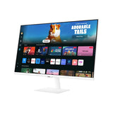 شاشة سامسونج الذكية M50D FHD - 27 بوصة FHD / 4 مللي ثانية / HDMI / USB / بلوتوث / أبيض - رقم الموديل LS27DM501EMXUE