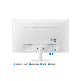 شاشة سامسونج الذكية M50D FHD - 27 بوصة FHD / 4 مللي ثانية / HDMI / USB / بلوتوث / أبيض - رقم الموديل LS27DM501EMXUE