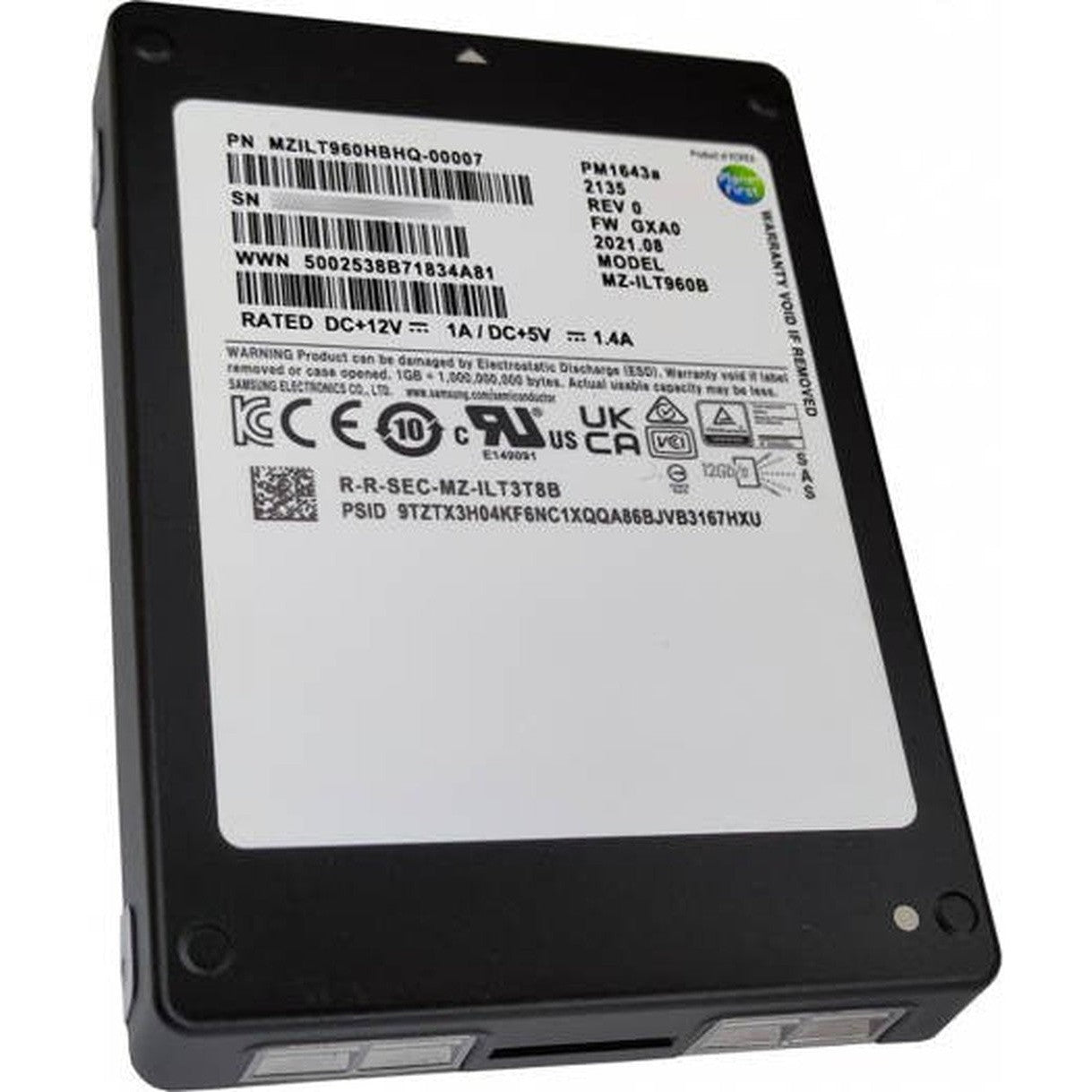 Samsung Pm1643A 2.5" Sas 12Gb/S Internal Ssd 3.8 Tb-Ssd-Samsung-Star Light Kuwait