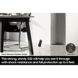 Samsung T5 Evo 4TB Portable SSD Up to 460 MB/s Read Speed - Black