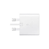 محول سفر سامسونج - 45 واط / منفذ USB من النوع C / أبيض