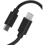 كابل سامسونج USB-C إلى USB-C - 1 متر / 3 أمبير / أسود