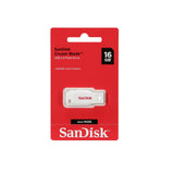SanDisk 16GB Cruzer Blade USB Flash Drive (White)