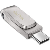 محرك أقراص SanDisk Ultra Dual Drive Luxe بسعة 32 جيجابايت ومنفذ USB Type-C