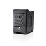 قرص صلب خارجي SanDisk G-RAID SHUTTLE 4 Professional بسعة 80 تيرابايت، مزود بأربعة منافذ Thunderbolt 3 وUSB-C، وسرعة نقل بيانات تصل إلى 800 ميجابايت/ثانية.