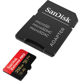 SanDisk 256GB Extreme PRO microSDXC UHS-I CARD with Adapter-Up to 200 MB/s