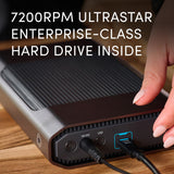 SanDisk Professional G-Drive 6TB Enterprise-Class Desktop Hard Drive, up to 250MB/s USB-C (5Gbps), USB 3.2 Gen 1