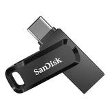 SanDisk Ultra Dual Drive Go Flash Drive - 32GB / Up to 150 MB/s / USB 3.2 Gen 1 / Type-C / Black