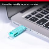 SanDisk Ultra Dual Drive Go Flash Drive - 64GB / Up to 150 MB/s / USB 3.2 Gen 1 / Type-C / Mint