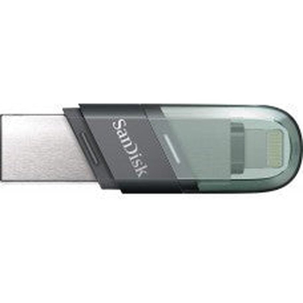 Sandisk 128Gb Ixpand Flash Drive Flip Usb3.1/ Lightning - Sdix90N-128G-Gn6Ne-Usb Drive-SanDisk-Star Light Kuwait