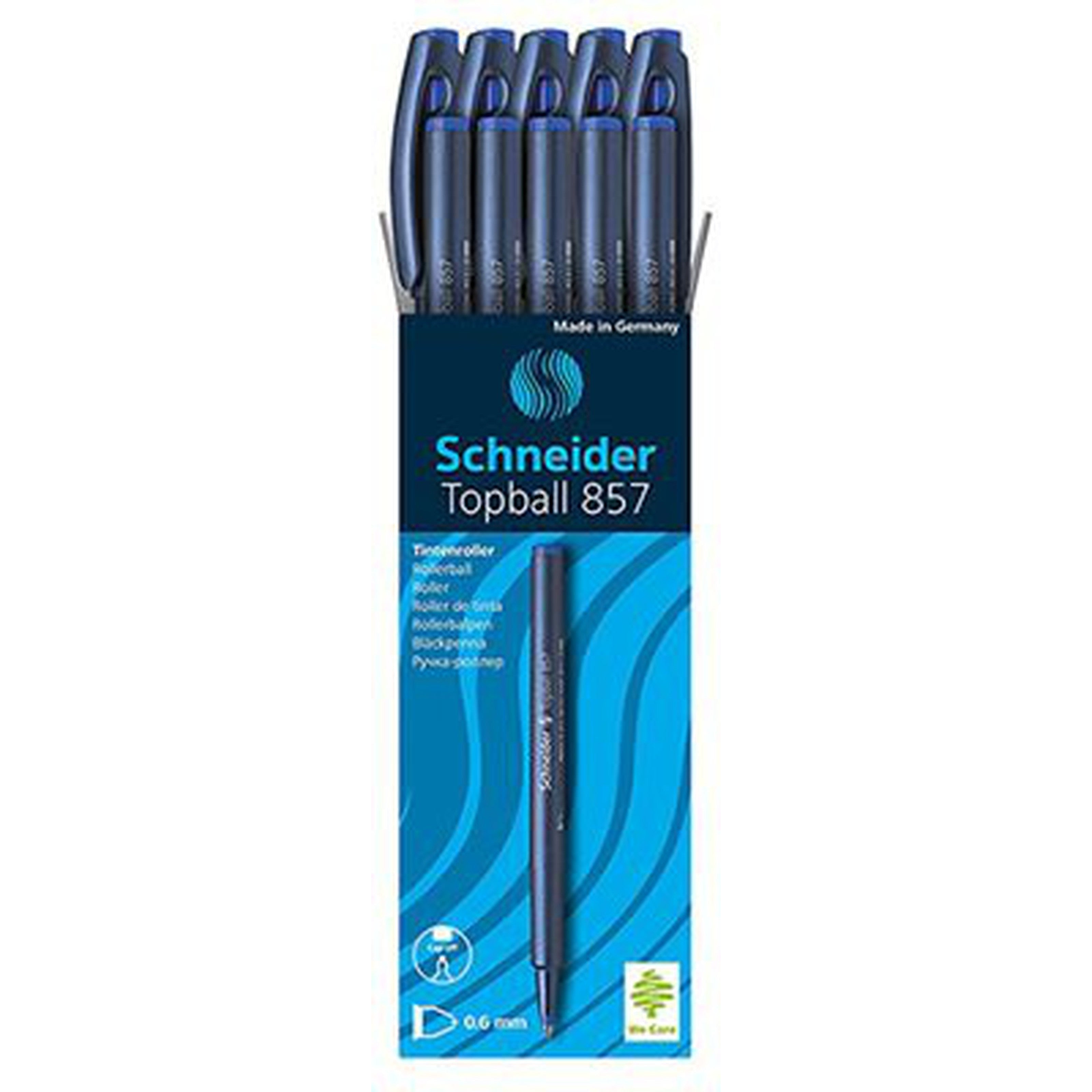 Schneider Top Ball Pen 857-Pens-Schneider-Black-Star Light Kuwait