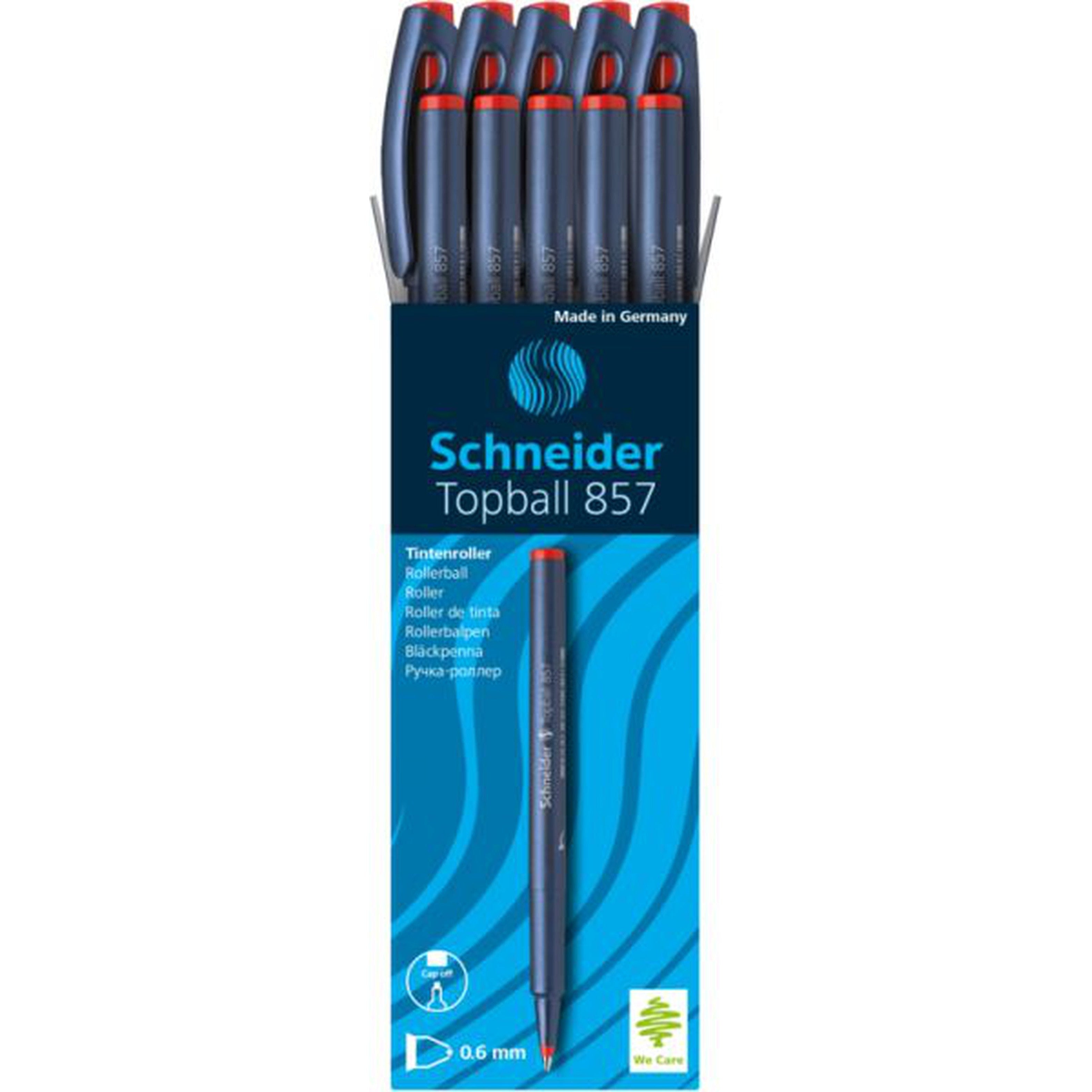 Schneider Top Ball Pen 857-Pens-Schneider-Red-Star Light Kuwait