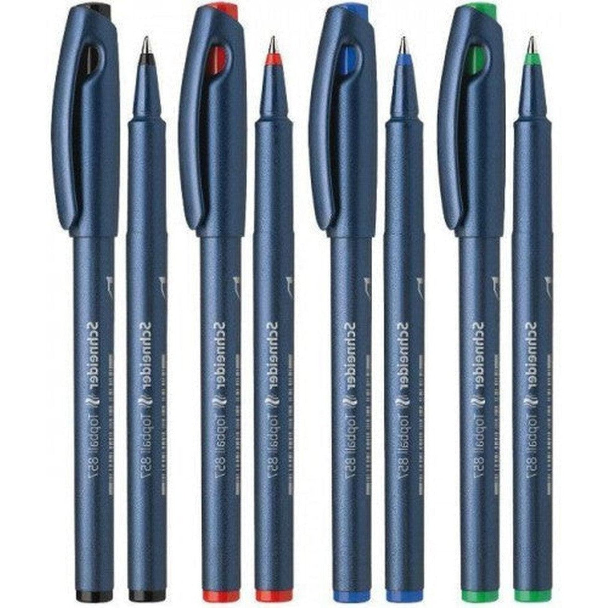 Schneider Top Ball Pen 857-Pens-Schneider-Black-Star Light Kuwait