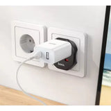 Hoco AC6 Unimpeded universal conversion plug(EU) - Black