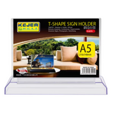 حامل بطاقات أفقي على شكل حرف T من Kejea K-6076 H-A5