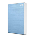قرص صلب محمول Seagate One Touch بسعة 5 تيرابايت مع خاصية القفل بكلمة مرور، أزرق