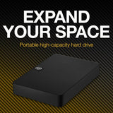 قرص صلب خارجي Seagate Expansion بسعة 2 تيرابايت بمنفذ USB 3.0 لأنظمة التشغيل Windows و Mac مع خدمات استعادة البيانات لمدة 3 سنوات (STKM2000400)