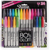 Sharpie 80’s Glam Markers Limited Edition Set 24 Colors