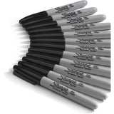 Sharpie Black Permanent Marker Pack 24