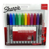 Sharpie Colored Marker Set 12 Colors Fine Tip