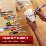 Sharpie Permanent Markers, Fine Point, Cosmic 24 Colour