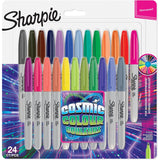 Sharpie Permanent Markers, Fine Point, Cosmic 24 Colour