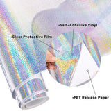 Silver Glitter Vinyl Sticker Roll (GLT01) – 50cm x 1m